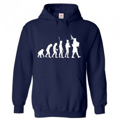 Evolution Classic Unisex Kids and Adults Pullover Hoodie							 									 									
